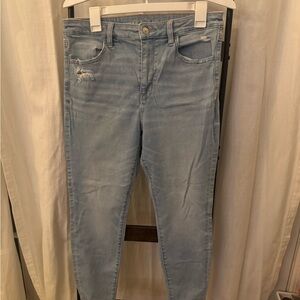 American Eagle Outfitters Light Blue Skinny Jeans